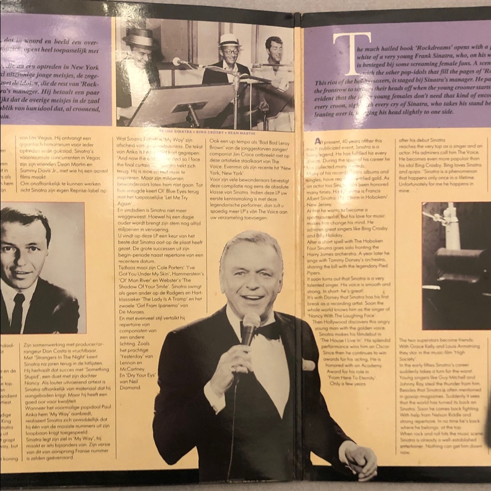 Frank Sinatra Vinyl Lp Record Album The Voice '83
